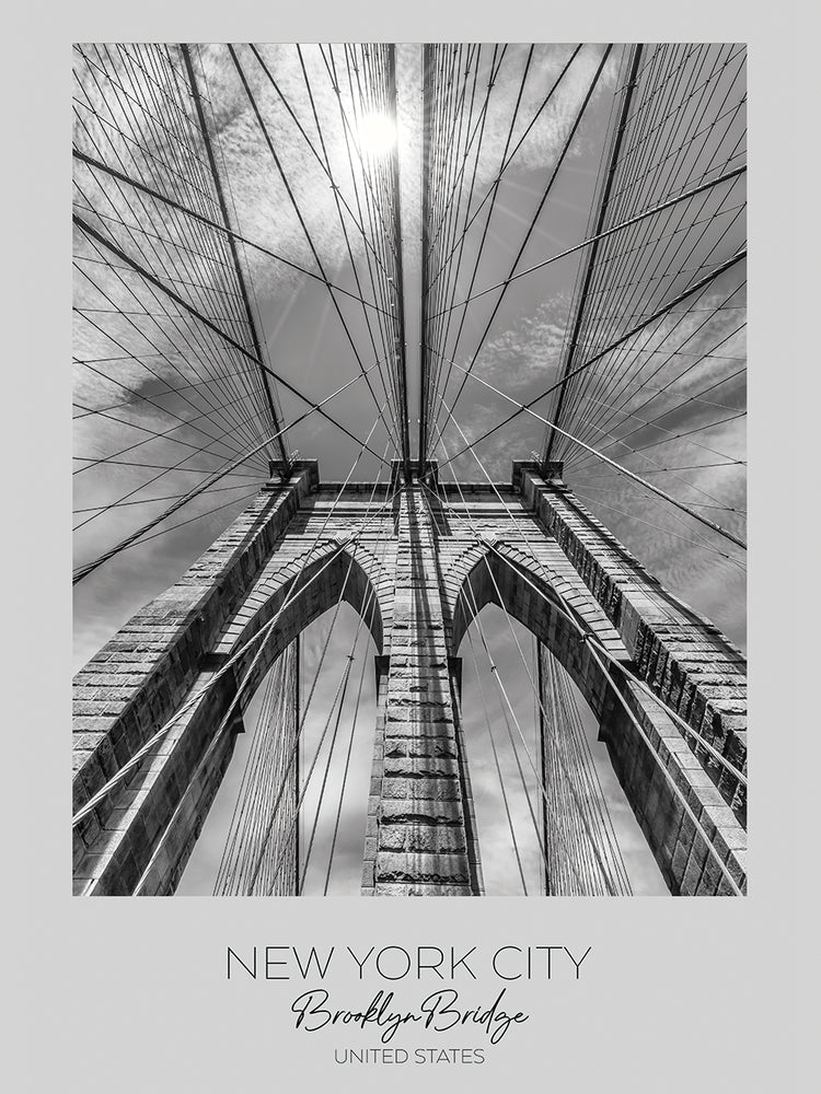In focus: NEW YORK CITY Brooklyn Bridge in detail