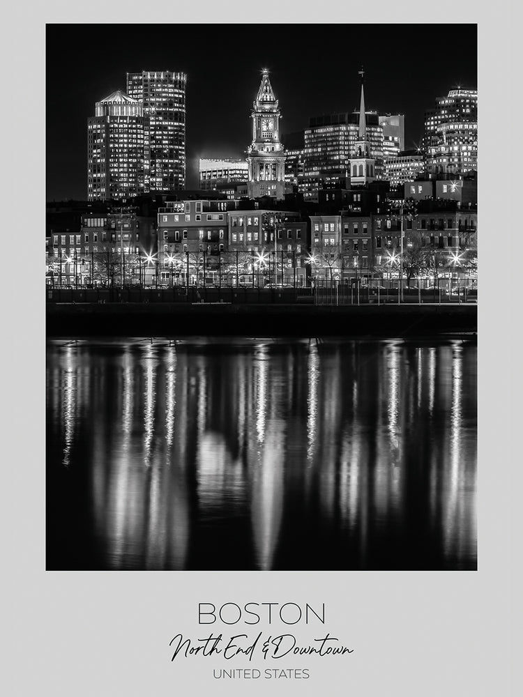 In focus: BOSTON Evening Skyline of North End