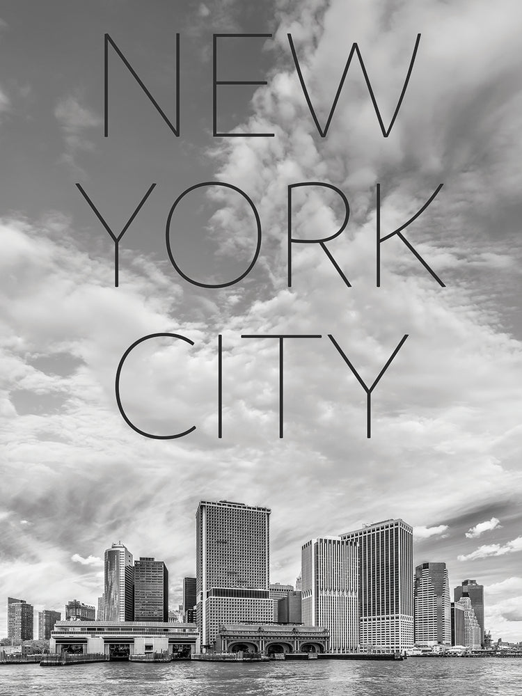 LOWER MANHATTAN and Whitehall Terminal | Text & Skyline