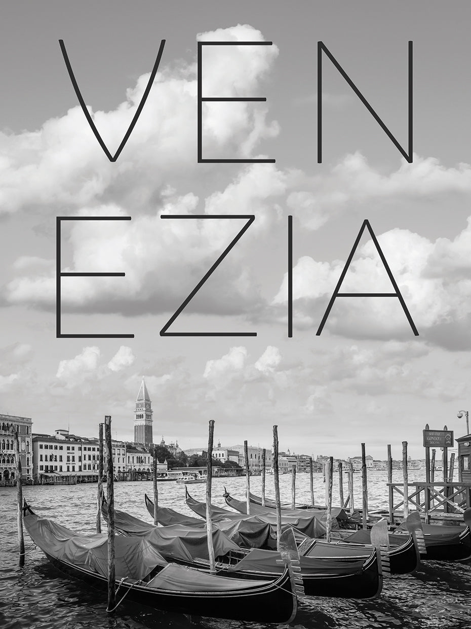 VENICE Grand Canal and St Mark's Campanile | Text & Skyline