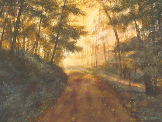 Golden Forest Canvas Print