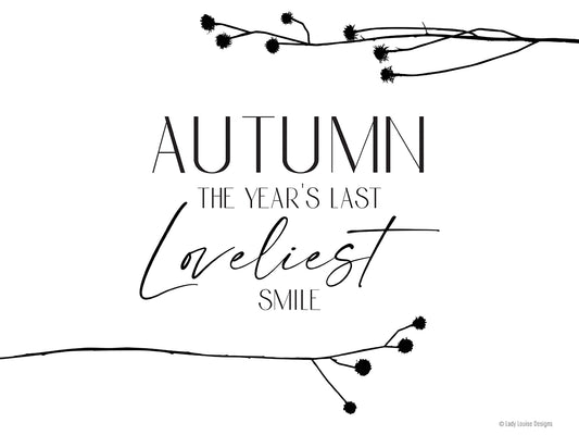 Autumn Smile Canvas Print