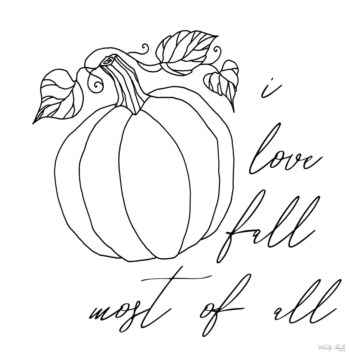 I Love Fall Most of All