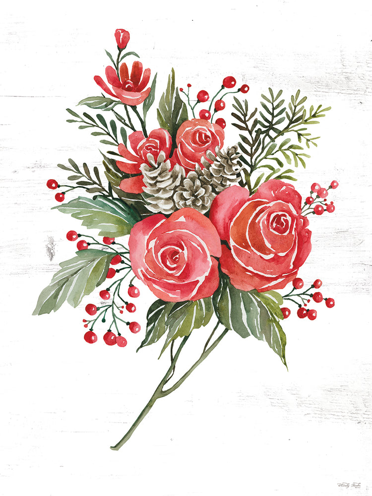 Rose Christmas Botanical