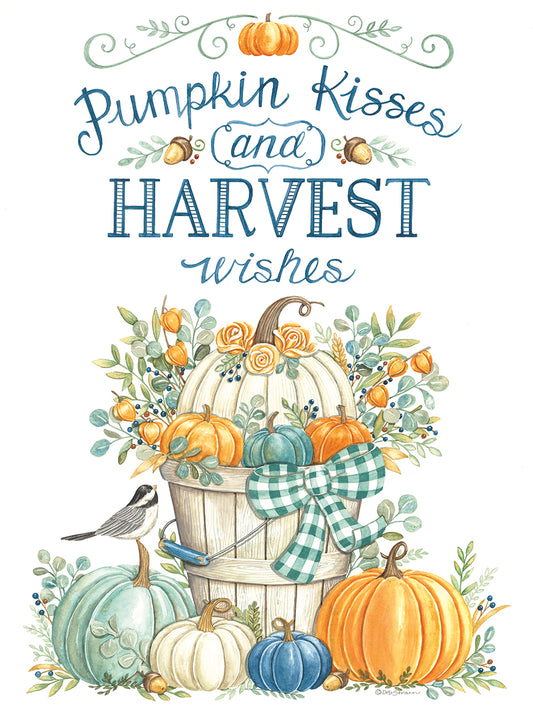 Pumpkin Kisses & Harvest Wishes White