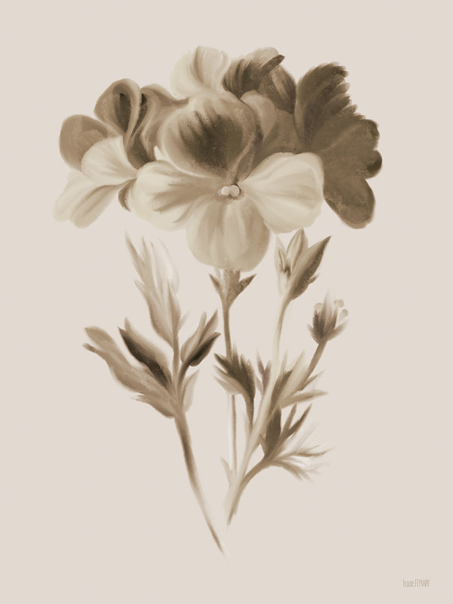Sepia Botanical I