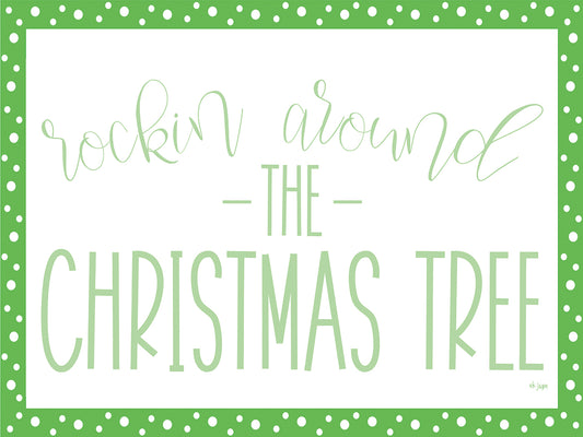 Rockin Around the Christmas Tree Canvas Print