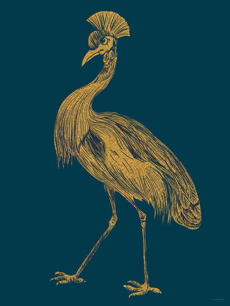 Gilded Crane