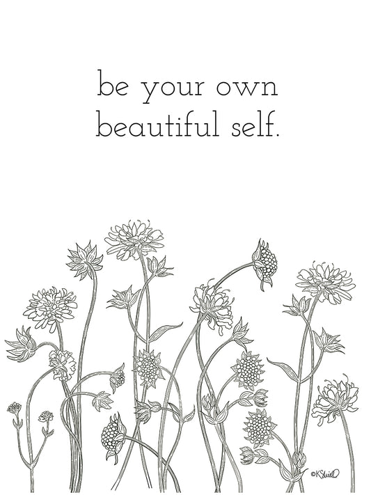 Be Your Own Beautiful Self Canvas Print