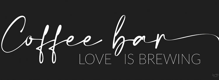 Coffee Bar - Love is Brewing Lienzo