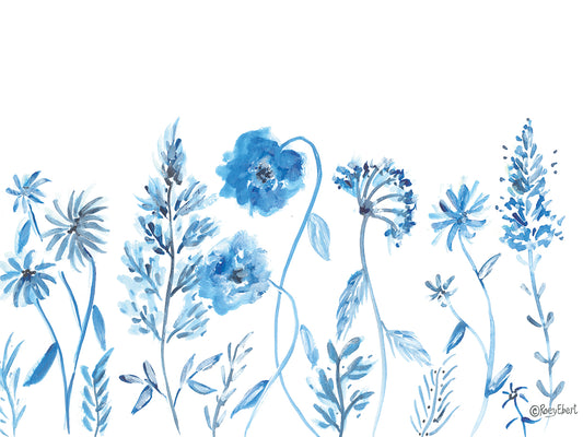 Wildflowers in Blue