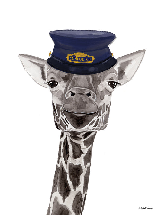 Train Conductor Giraffe