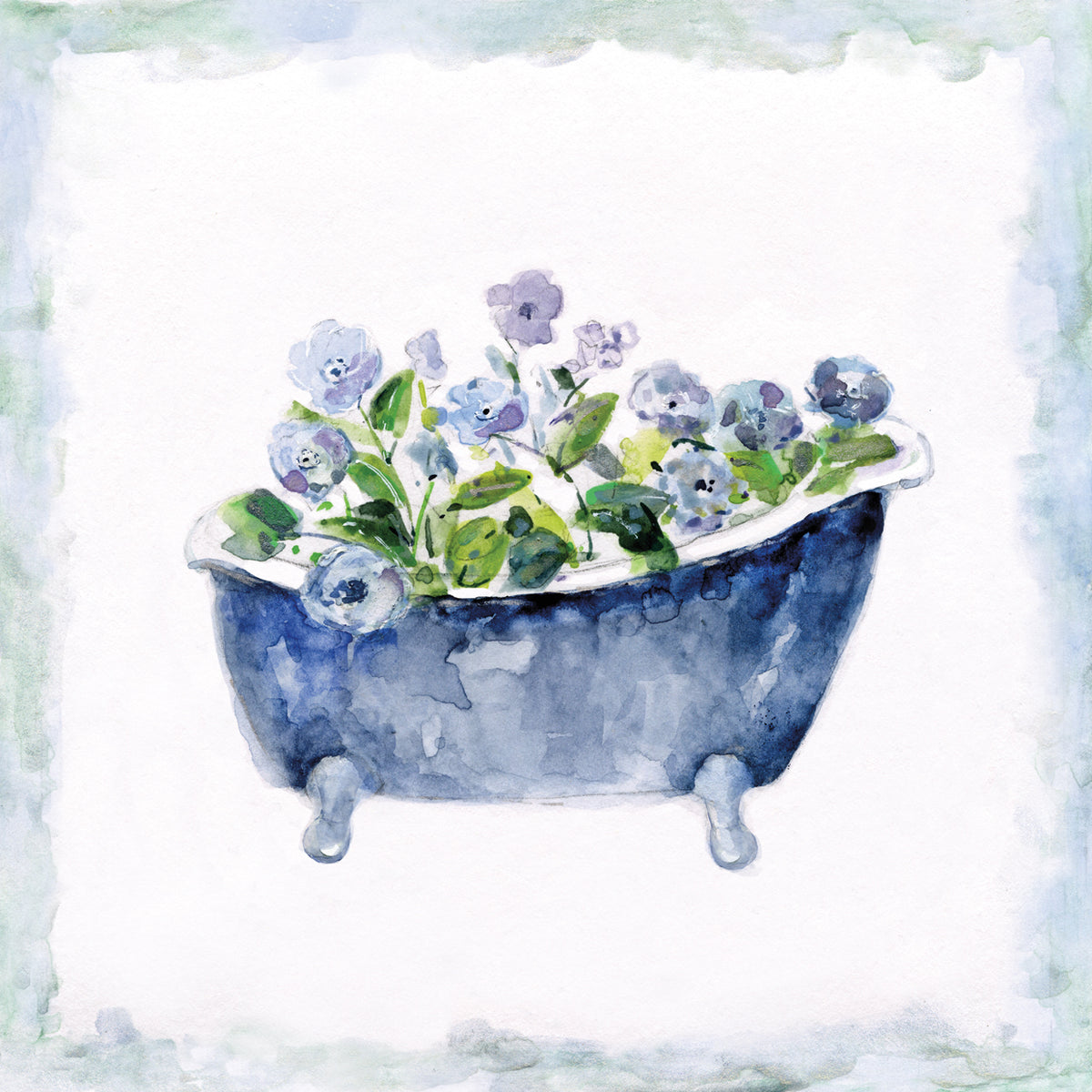 Blue Bouquet Bath II