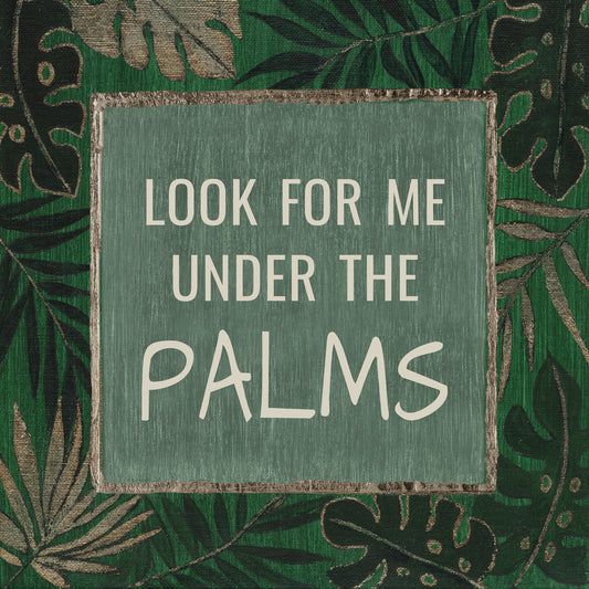 Under the Palms Canvas Print