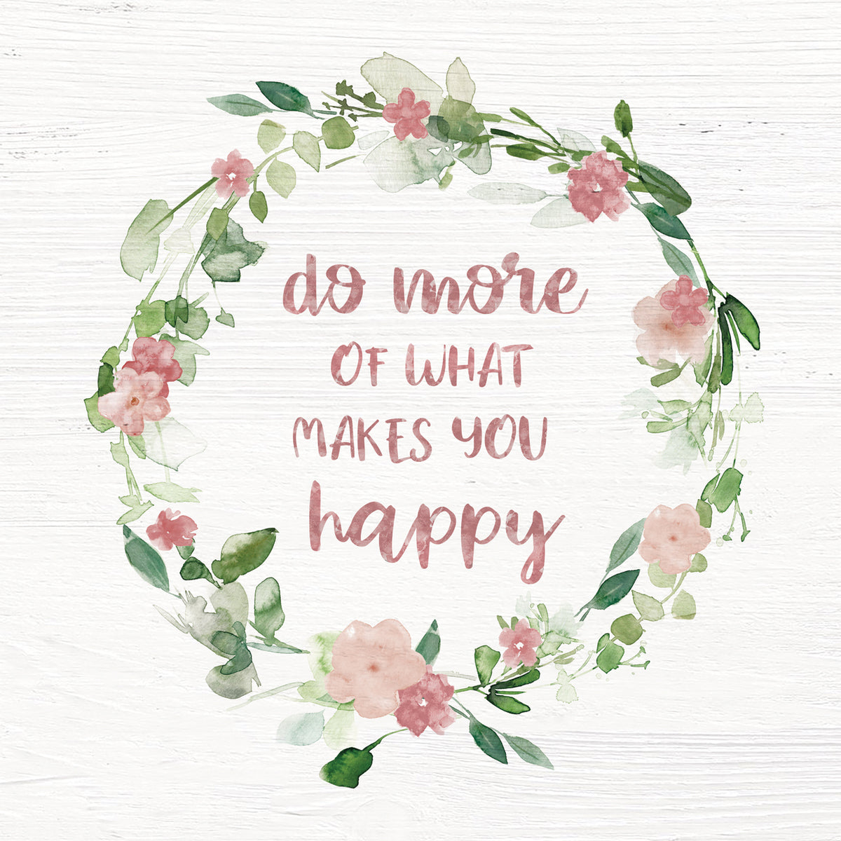 Blush Floral Happy Wreath
