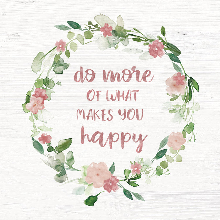 Blush Floral Happy Wreath