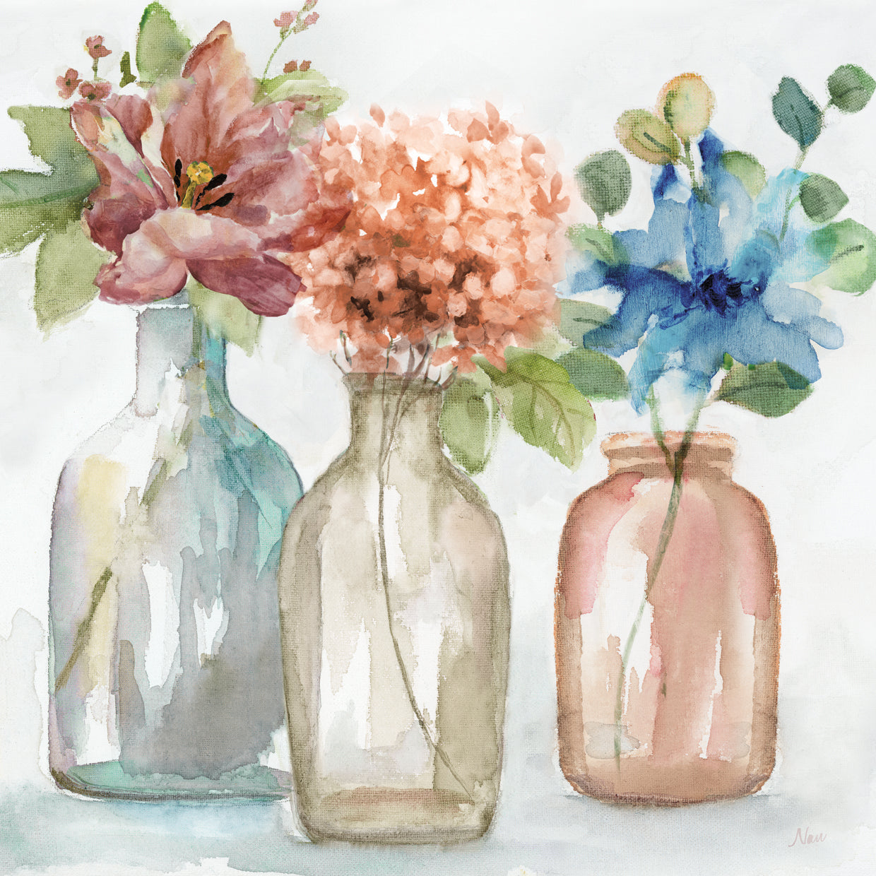 Pastel Country Flowers