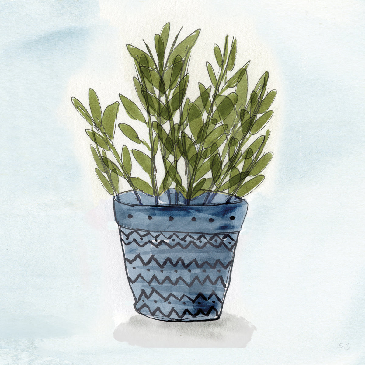 Pot of Herbs III