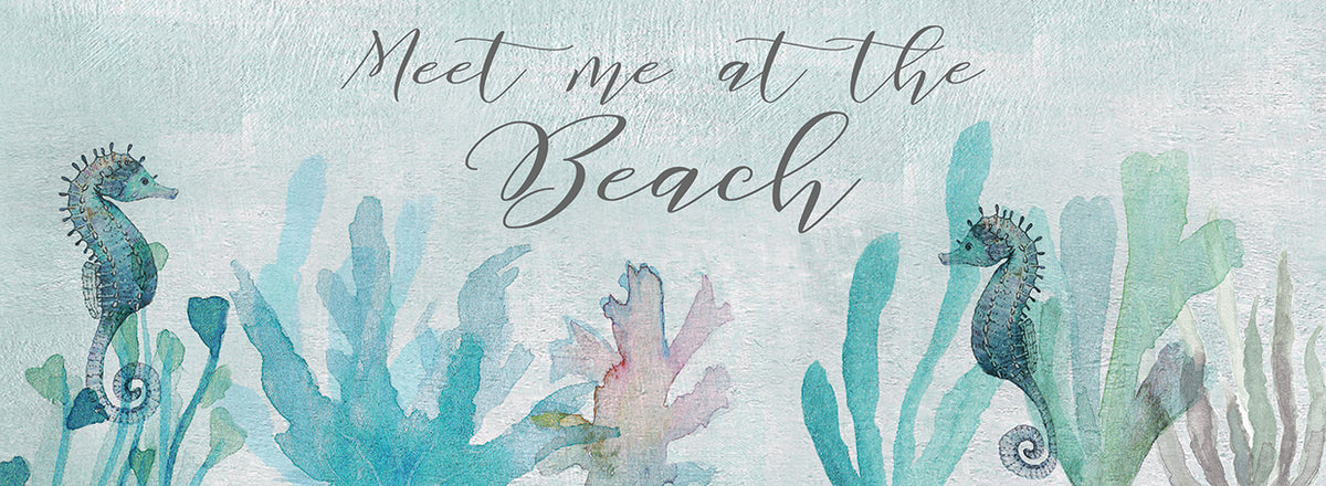 Seahorses and Coral