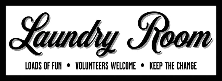 Laundry Room Sign