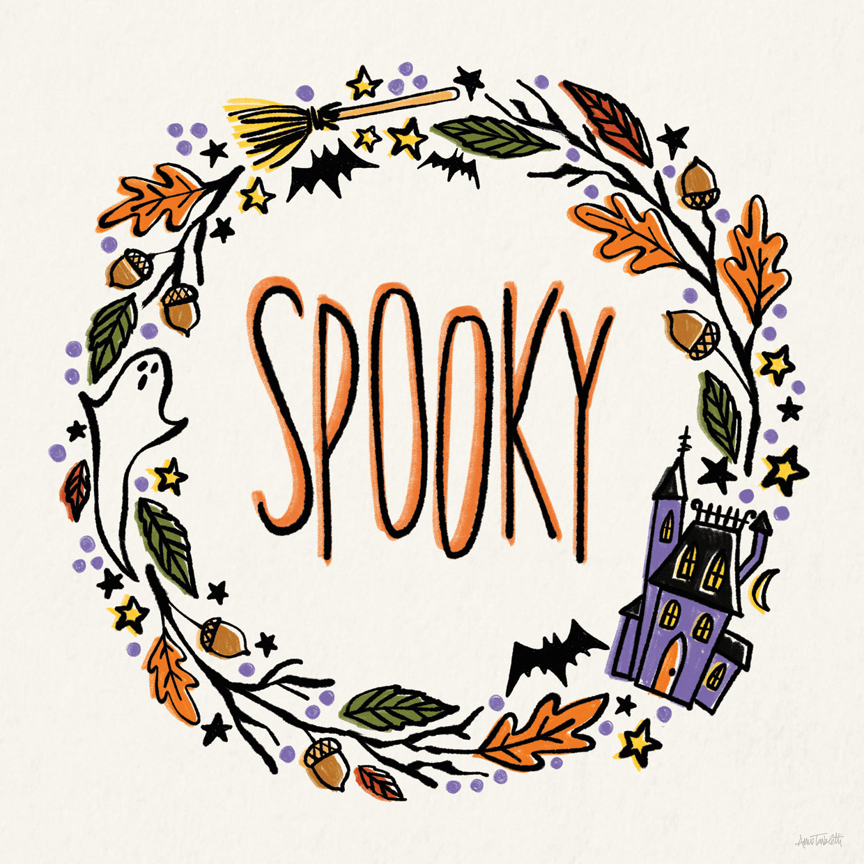 Halloween Wreath I