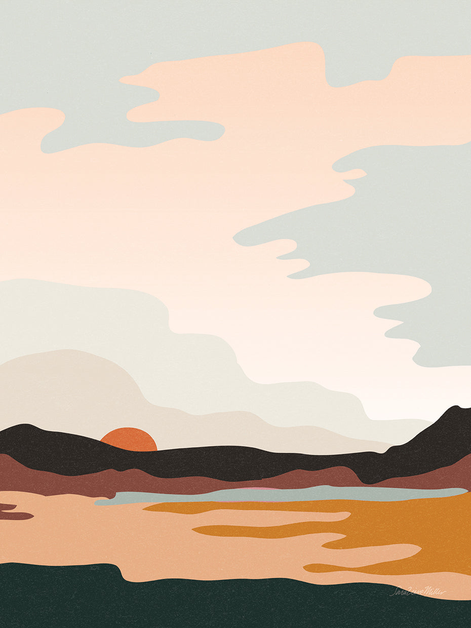 Hills and Valleys III Boho