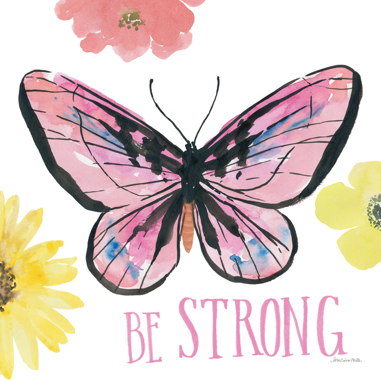 Beautiful Butterfly I Pink