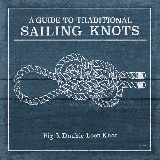 Vintage Sailing Knots V Canvas Print