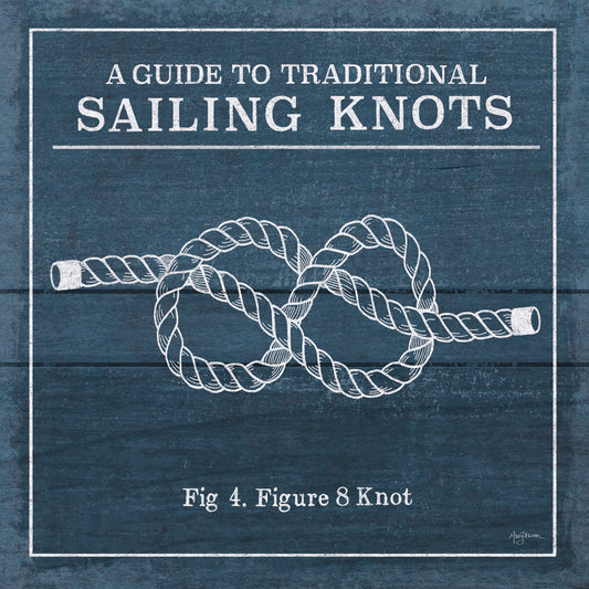Vintage Sailing Knots IV Canvas Print