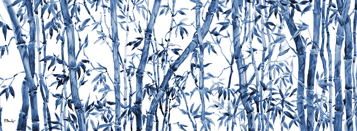 Bamboo Grove Horizontal – Blue