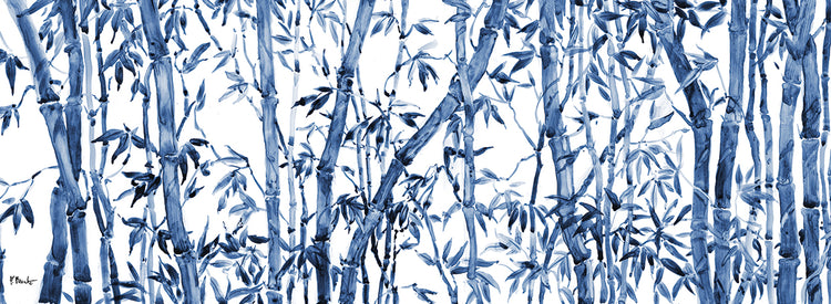 Bamboo Grove Horizontal – Blue
