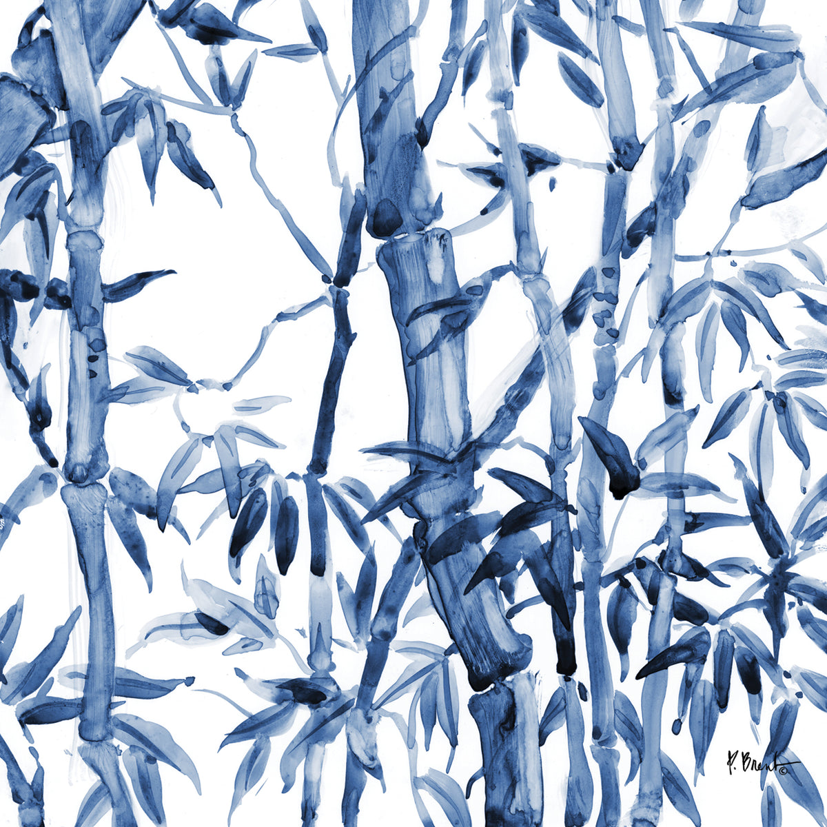 Bamboo Grove III – Blue