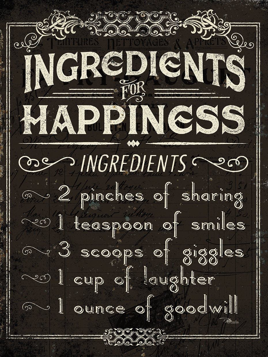Life Recipes IV - Ingredients for Happiness