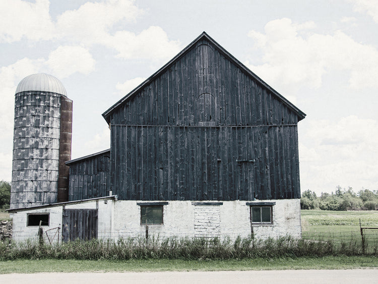 Weathered III Navy Wood