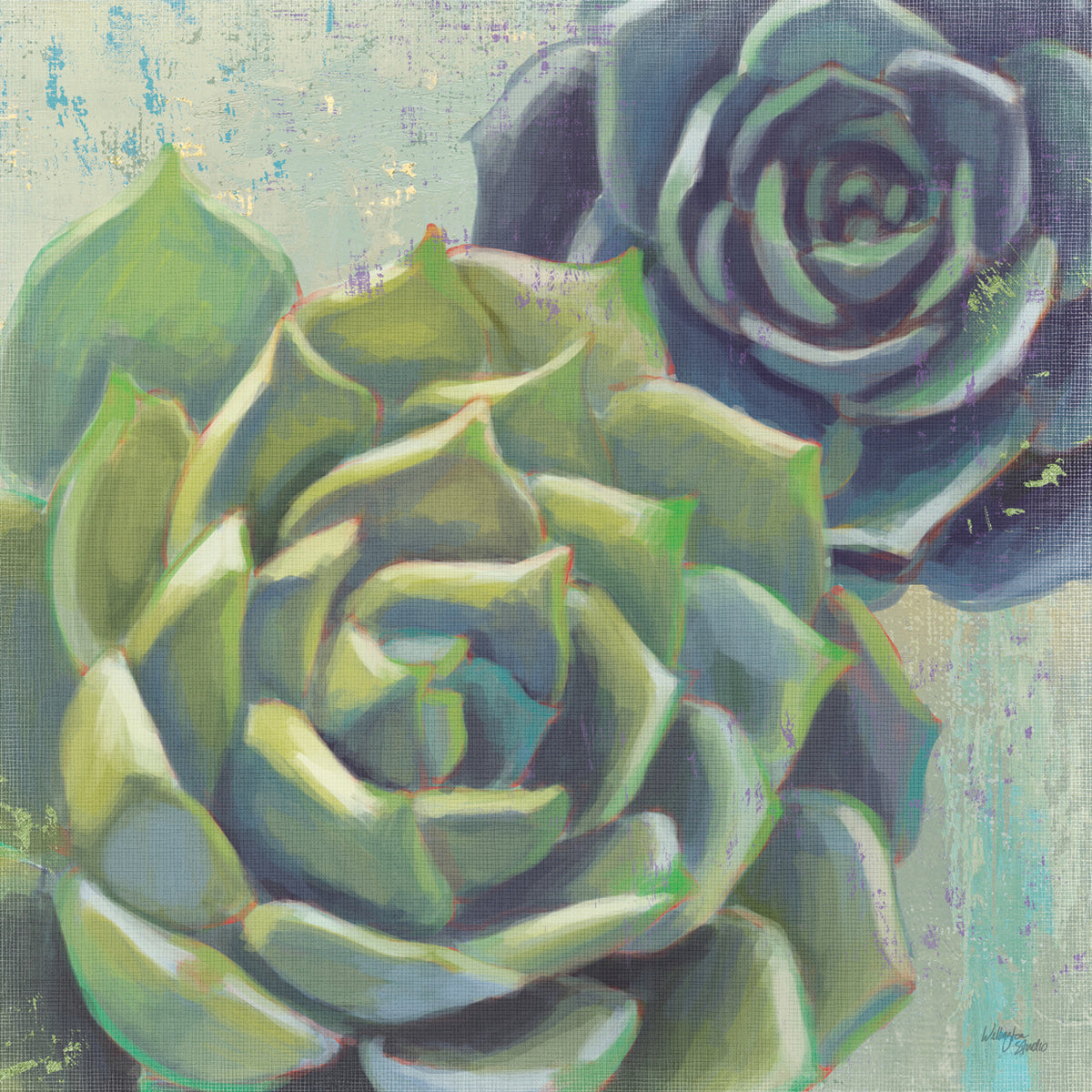 Succulents I Crop