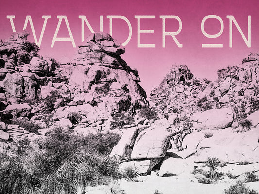 Ombre Adventure IV Wander On Canvas Print