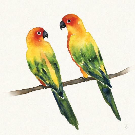 Tropical Fun Bird III Canvas Print
