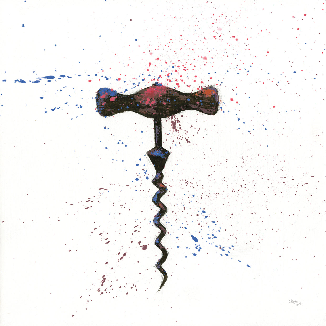 Wine Splash Corkscrew I