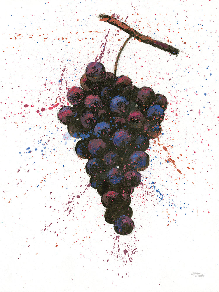 Wine Splash Grapes Purple