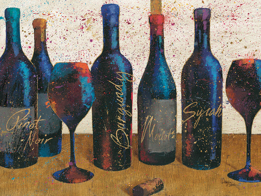 Wine Splash Light I Canvas Print