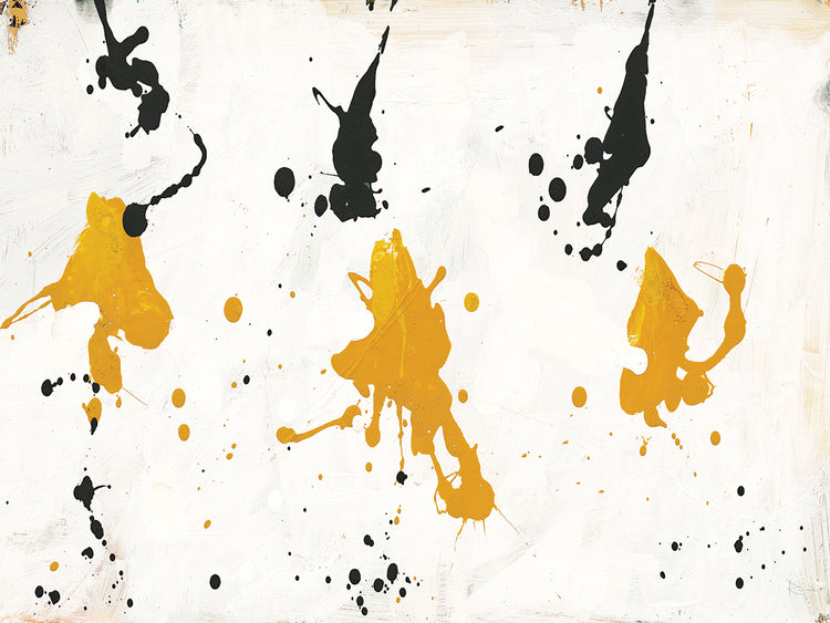 Abstract Background V Gold and Black
