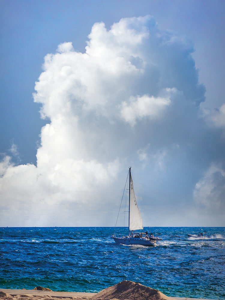 Sailing into the Turquoise Sea