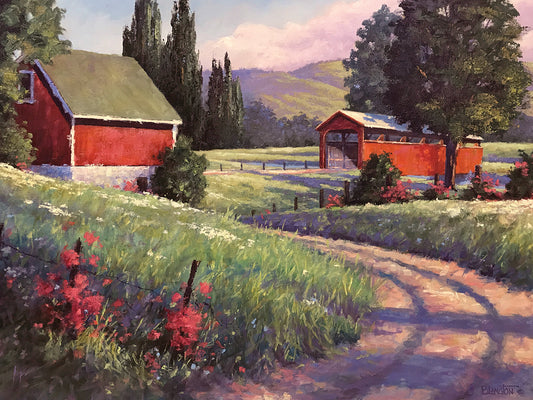 Road Home Canvas Print