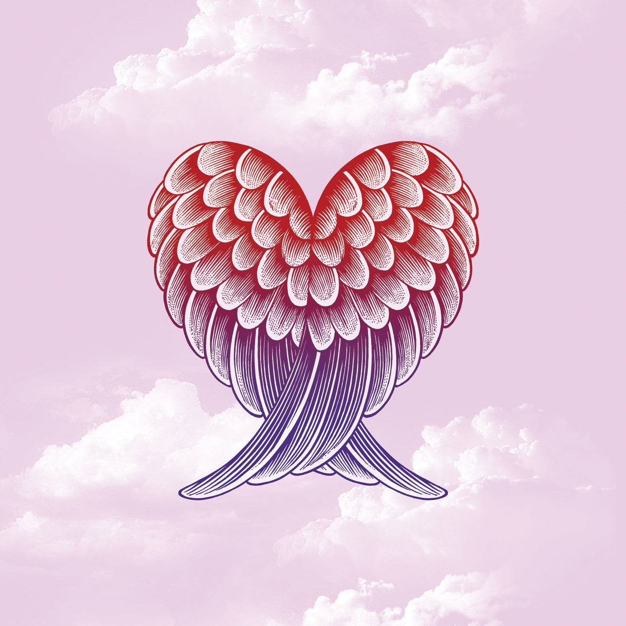 Heart Wings_Pink Sky