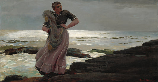 A Light on the Sea (1897) Canvas Print