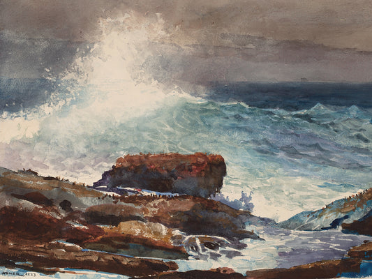 Incoming Tide, Scarboro, Maine (1883) Canvas Print