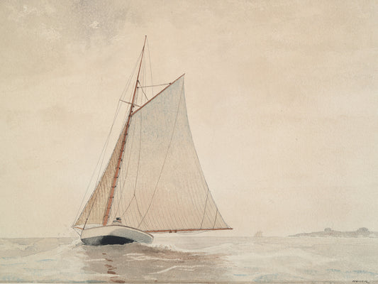 Sailing off Gloucester (ca. 1880) Canvas Print