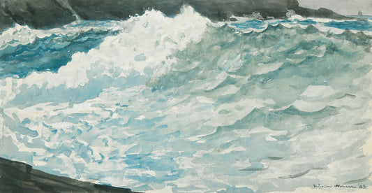 Surf, Prout’s Neck (1883) Canvas Print