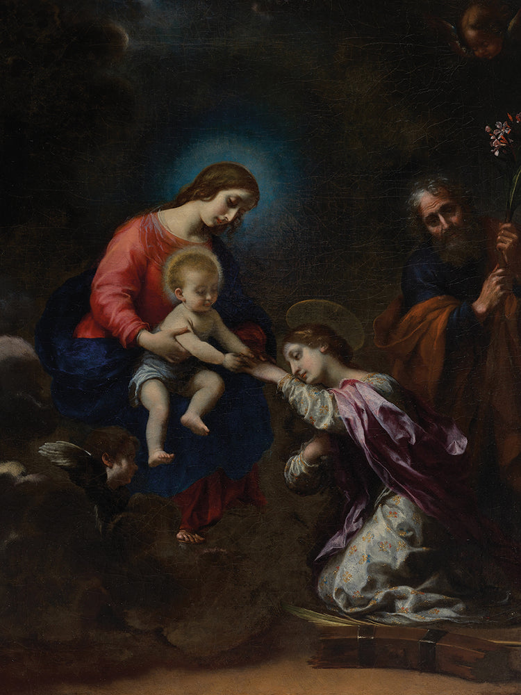 The Mystic Marriage of Saint Catherine ofÂ Alexandria (ca.Â 1656)
