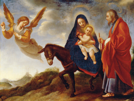 The Flight into Egypt (between 1648 and 1650) Canvas Print
